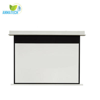 Electric Projection Screen  Motorized White in-Ceiling Projector Screen